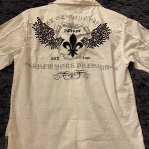 VINTAGE WHITE BUTTON DOWN 🖤.